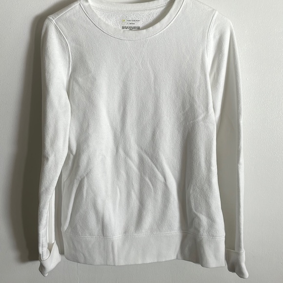 White Tek Gear Sweatshirt, Size: S - Picture 1 of 4